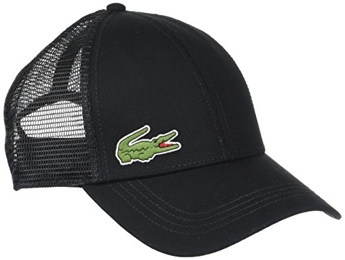 41gF2WW3QcL.jpg Lacoste Gorra de béisbol para Hombre Black