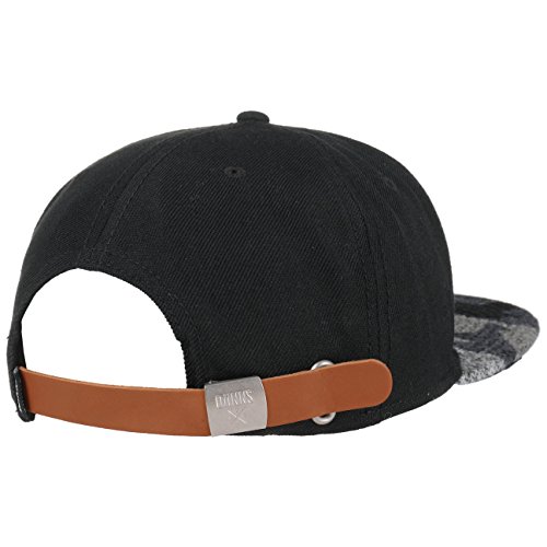 41gTMnA1urL.jpg Djinns Wool Aztek Snapback Cap Baseball Hombre Gorra Sombrero Gorro Negro