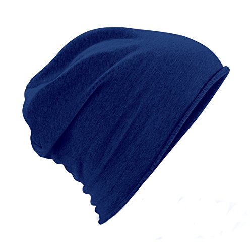 41gh72h3XlL.jpg Beechfield - Gorro Beanie Modelo Jersey Plain Unisex Hombre Mujer Azul marino