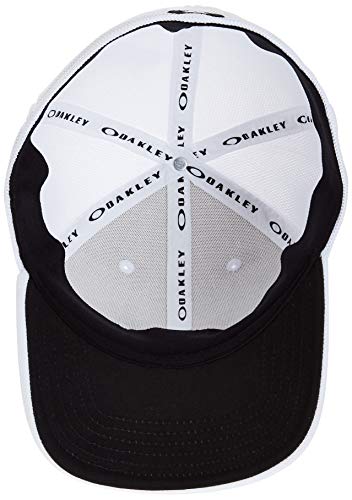 41hDNnZBdwL.jpg Oakley Silicon Corteza Trucker Cap-Stone Negro