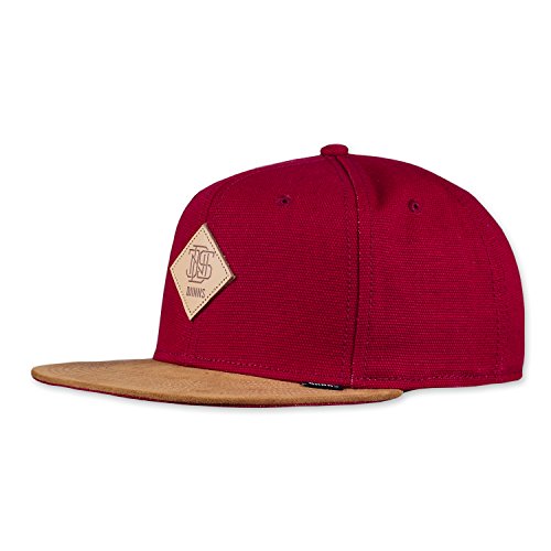 41hq2B0YD0YL.jpg Gorra 6P Light Canvas Snapback Djinns Gorra de beisbol gorra Burdeos
