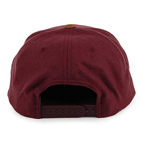 41i36K7owwL.jpg BRIXTON Gorra Snapback Wheeler Burdeos Marrón Burdeos