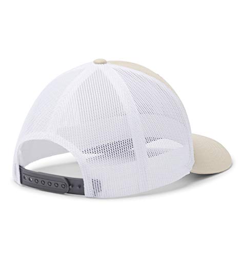 41iov32BoaGL.jpg Columbia Mesh Gorra unisex con cierre por detrás Beige Blanco Negro Fossil Shark