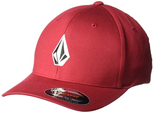 41kziKSG2BDL.jpg Volcom Full Stone Xfit - Gorra Hombre Burgundy