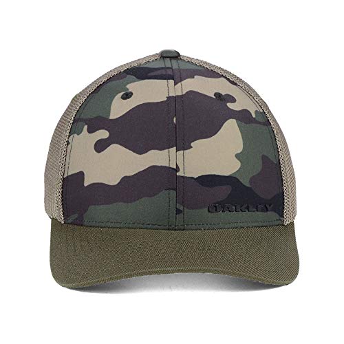 41m1eTMx7fL.jpg Oakley Indy - Gorra elástica Camuflaje Oliva