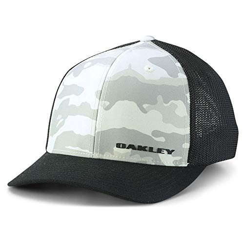 41mFI0uiYwL.jpg Oakley Indy - Gorra elástica Gris Camo