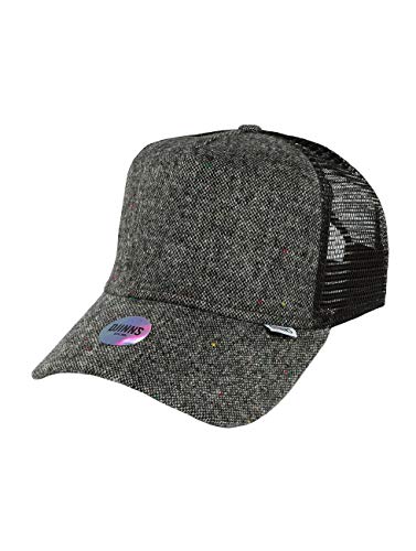 41mGLP-4RLL.jpg Djinns Felt Rubber Gorra Trucker Meshcap Hombre Sombrero Negro