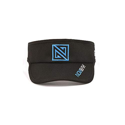 41nofEGAzcL.jpg Nonbak Visera/Visor Unisex Talla única Muy Ligera Running, Deportes Outdoor Negra-azul