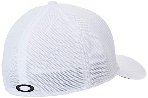 41nyKmNjE5L.jpg Oakley Silicon Corteza Trucker Cap-Stone Negro
