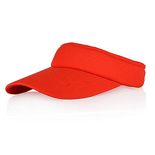 41o2BKvUpk7L.jpg Múltiples Colores Viseras para Mujeres y Niña para Practicar Ciclismo Golf Tenis Correr y Otros Deportes Rojo