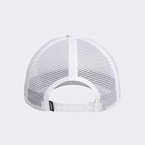 41pDMHh1-gL.jpg Adidas Sombrero De Camionero Core Para Mujer Blanco/Blanco