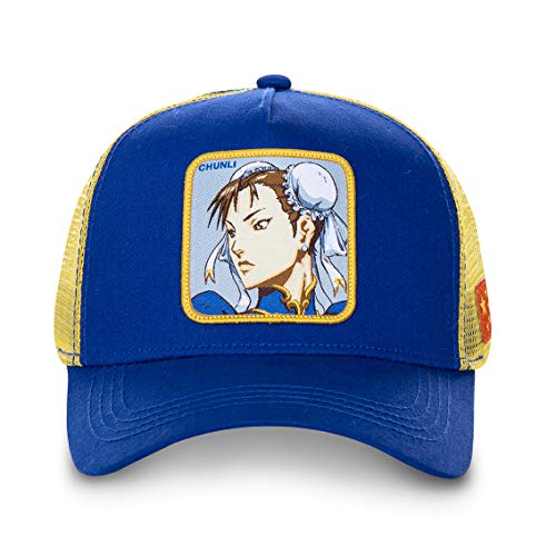 41qvZEI79gL.jpg CAPSLAB Gorra de béisbol para Hombre Street Fighter 2 Chun-Li