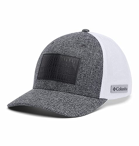 41rUyyA9JOS.jpg Columbia - Gorro de malla para hombre Blanco Jaspeado