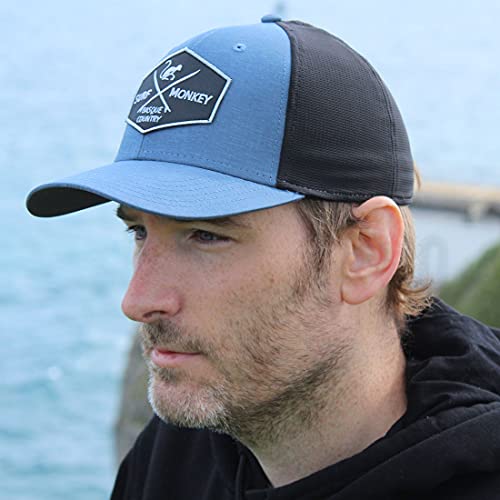 41rxs-f8xhS.jpg Surf Monkey Gorra Trucker Sport Surf Monkey - Gorra técnica de Secado rápido Turquesa