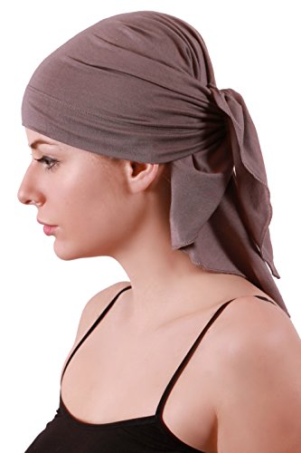 41sw0mPdm-L.jpg Deresina Headwear Bufanda para Mujer Gris
