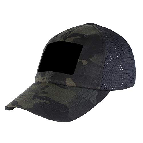 41tzRoBrm2BL.jpg Condor Gorra táctica de Malla Negro camo