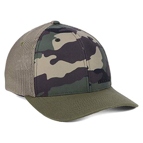 41vHtlgq6pL.jpg Oakley Indy - Gorra elástica Camuflaje Oliva