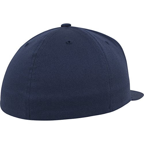 41vqueig82L.jpg Flexfit Flat Visor Gorras Unisex Adulto Azul marino