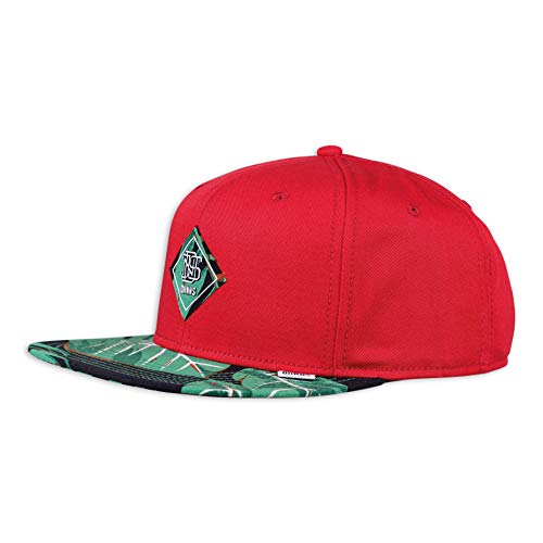 41w9wdtMTFL.jpg Djinns Gorra Snapback New Reversed de baseball plana Rojo