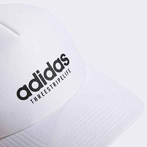 41wJKNwW0WL.jpg Adidas Sombrero De Camionero Core Para Mujer Blanco/Blanco