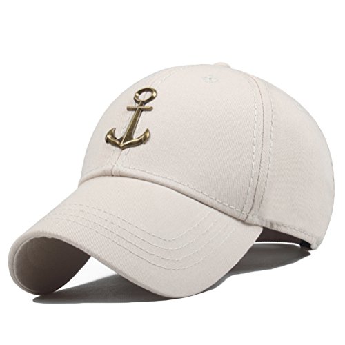 41wXI3PgIiL.jpg CACUSS Sombrero de golf estructurado con cierre de hebilla ajustable para deportes de vela para Hombres Beige