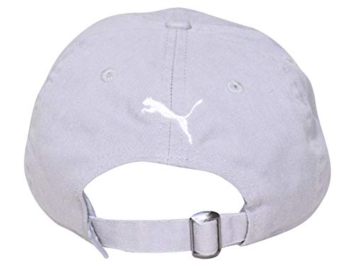 41xd8gqcdHL.jpg PUMA Archive Gorra de béisbol ajustable para papá Gris Blanco