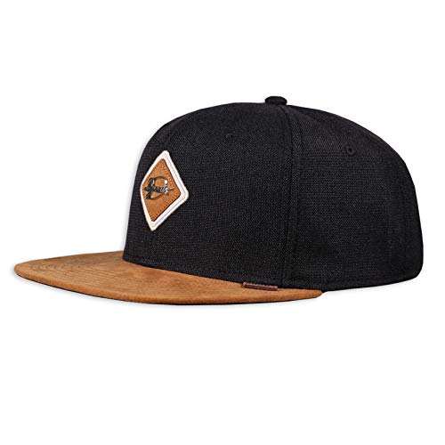 41xoW-89NCL.jpg Djinns Metal Patch Gorra de béisbol Snapback Negro