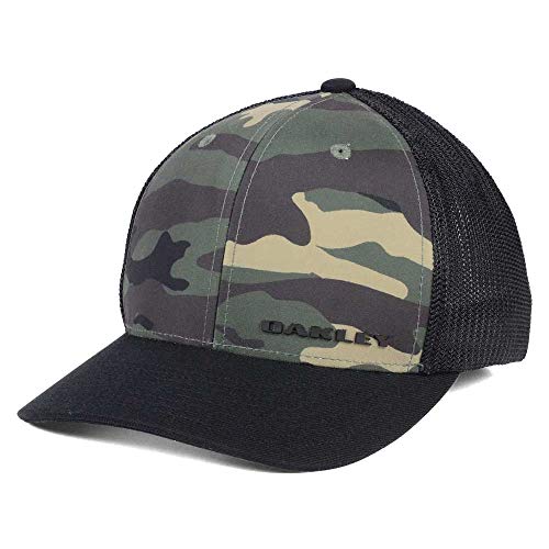 41xqnHrzXJL.jpg Oakley Indy - Gorra elástica Camuflaje