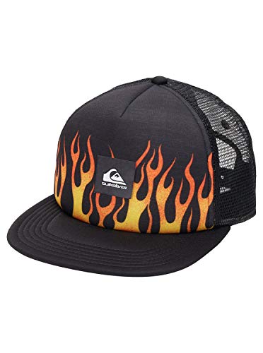 41zAIq0z-sL.jpg Quiksilver Migrant Patterns - Gorra de béisbol Niños Black