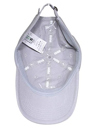 41zFQ7MrbxL.jpg PUMA Archive Gorra de béisbol ajustable para papá Gris Blanco