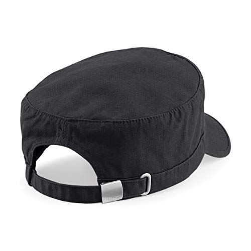 41zeVFMOZmL.jpg Beechfield Classic Army Cap 100% algodón 9 colores Negro