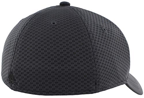 41zzNHJWJ4L.jpg Adidas Gorra Estructurada De Ajuste Elástico Para Hombre Grey/Scarlet