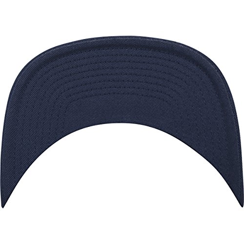 51-Vge4OBOL.jpg Flexfit Flat Visor Gorras Unisex Adulto Azul marino