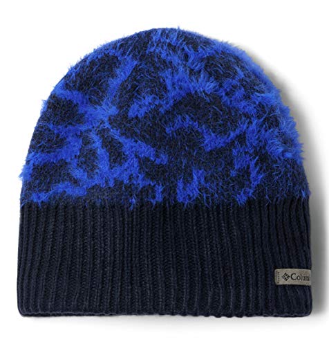 511aqsH3g7L.jpg Columbia Permafrost Plush Beanie II Gorro de Invierno para Mujer Cepillo Nocturnal Oscuro Floral