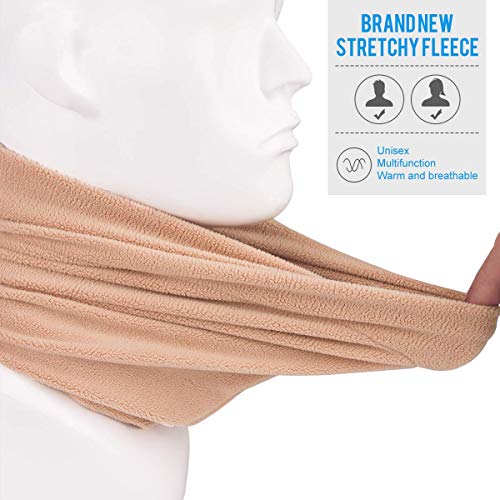 511cLVcxMvL.jpg Arcweg Gorro de Invierno Calentador Tubo Bufanda Elástico Térmico Transpirable Esquí Ciclismo Running Caqui