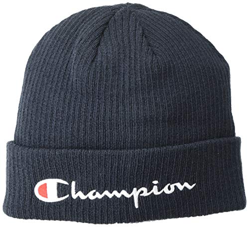 511hi2Bgt4lL.jpg Champion Life - Gorro para hombre Azul marino