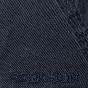 Stetson Paradise Cotton Gorra Plana Hombre - Gorra Plana con protección UV 40 - Gorra de Hombre de algodón - Gorra Plana Verano Invierno Azul