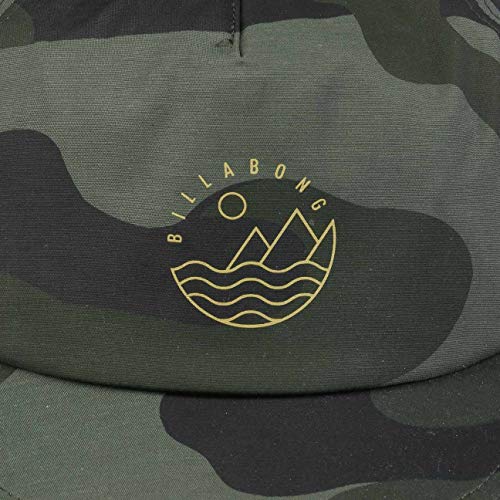 5140k9-84hL.jpg Billabong Gorra Snapback Surftrek de Beisbol Plana Camuflaje