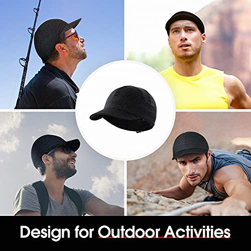 514JL4oUirS.jpg Arcweg Gorra de Casco de Ciclismo para Hombres UPF 50+ Negro
