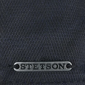 Stetson Gorra Texas Cotton-Mix Hombre - Made in The EU de Verano algodón Gorro Ivy con Visera Forro Primavera Verano Azul Oscuro