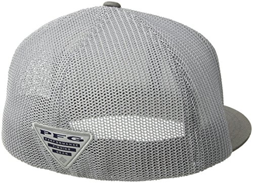 5150oLHxDaL.jpg Columbia PFG Malla Visera Plana Bola Cap Titanium Fish Flag