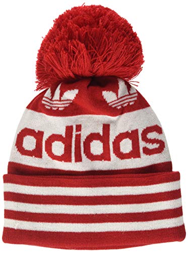 5157q2zTgzL.jpg Adidas Ac Jacquard Pom - Gorro Hombre scarlet
