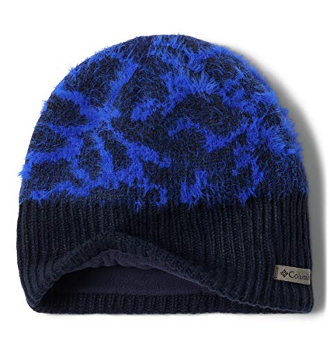 5168OfrMrSL.jpg Columbia Permafrost Plush Beanie II Gorro de Invierno para Mujer Cepillo Nocturnal Oscuro Floral