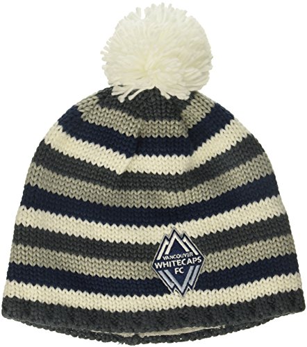 516Ta7RqcCL.jpg Adidas Textured Beanie W/Pom Gorro Texturizado Con Pompón Para Hombre White/Navy/Grey