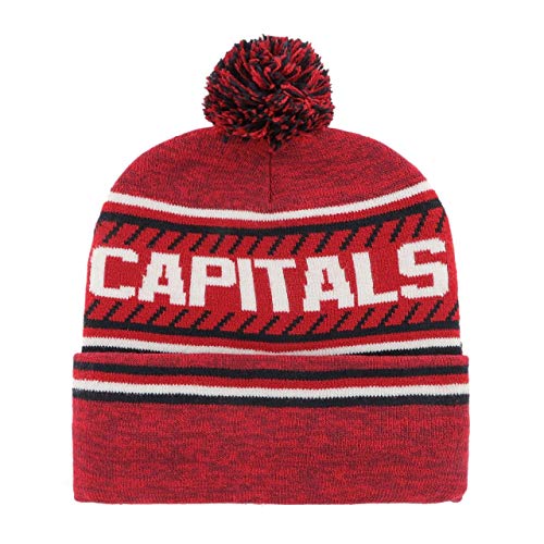 516zhtbPS5L.jpg 47 Brand Washington Capitals Ice Cap Cuff Knit NHL Beany Beanie One Size Forty Seven