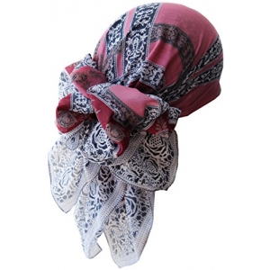 Deresina Headwear Pañuelos cuadrados para cabeza para diario para pacientes de quimio Rose army