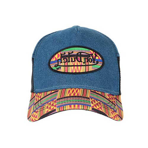 51BaUz8K2mL.jpg Von Dutch Gorra Trucker con red Atru Denim Azul
