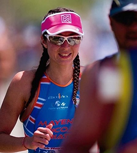51BuDfnu81L.jpg Nonbak Visera/Visor Unisex Talla única Muy Ligera Running, Deportes Outdoor Rosa