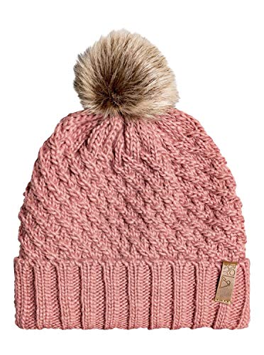 51Cs72XTiNL.jpg Roxy Blizzard Gorro con Pompón Gorro con Pompón Mujer Rosa