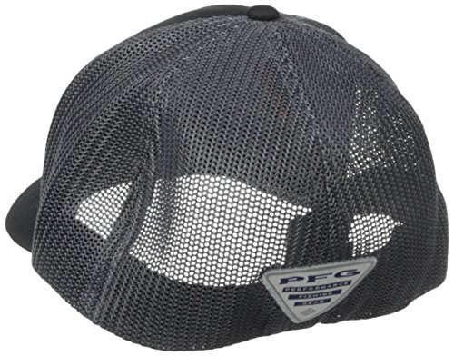 51DLdv7nojL.jpg Columbia PFG Malla Bola Cap Unisex Color Negro Bandera de Pescado